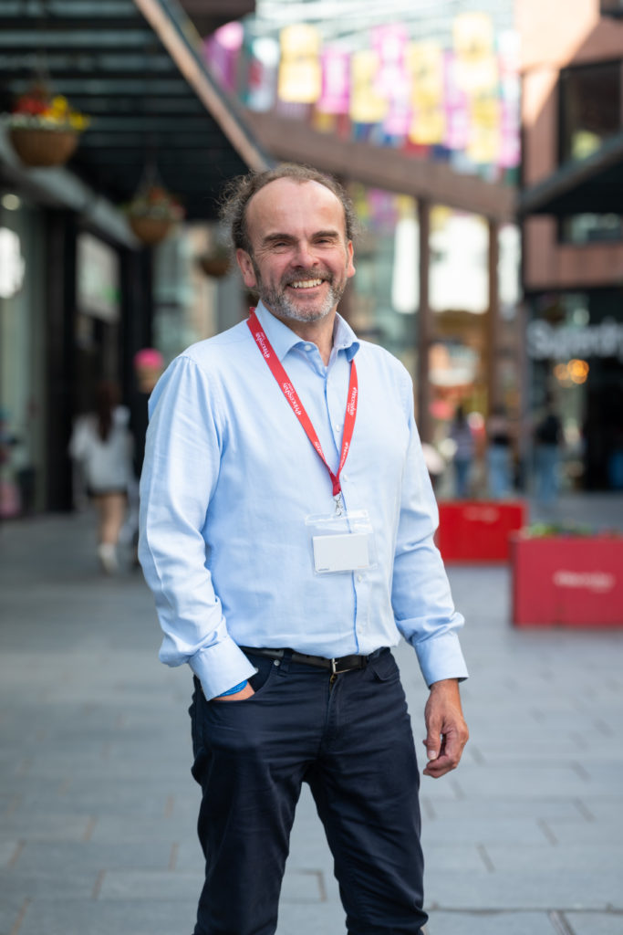 Photo by Theo Moye 26/06/25 The new Centre Manager for Princesshay, Exeter.